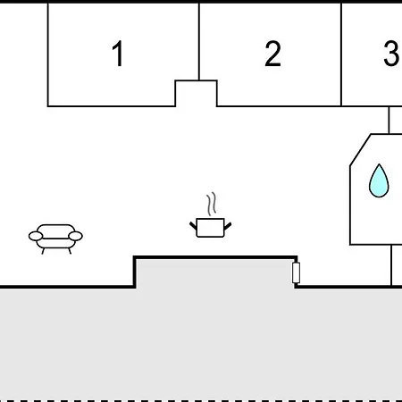 Дом отдыха Beautiful In Nexo With Kitchen *